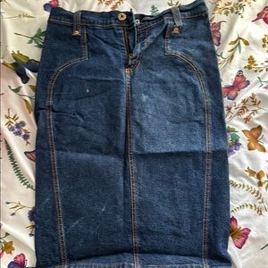 Women’s Blue Denim Skirt